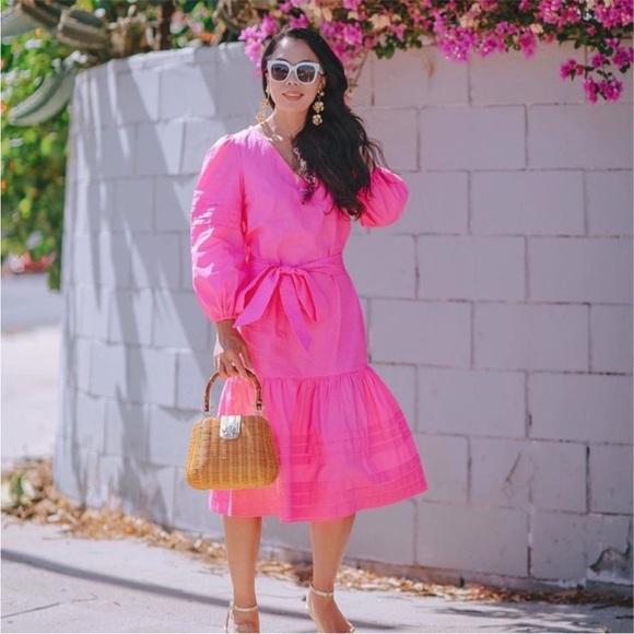 Lilly Pulitzer Laylee Knee Length Dress in Plumeria Pink - Picture 3 of 8